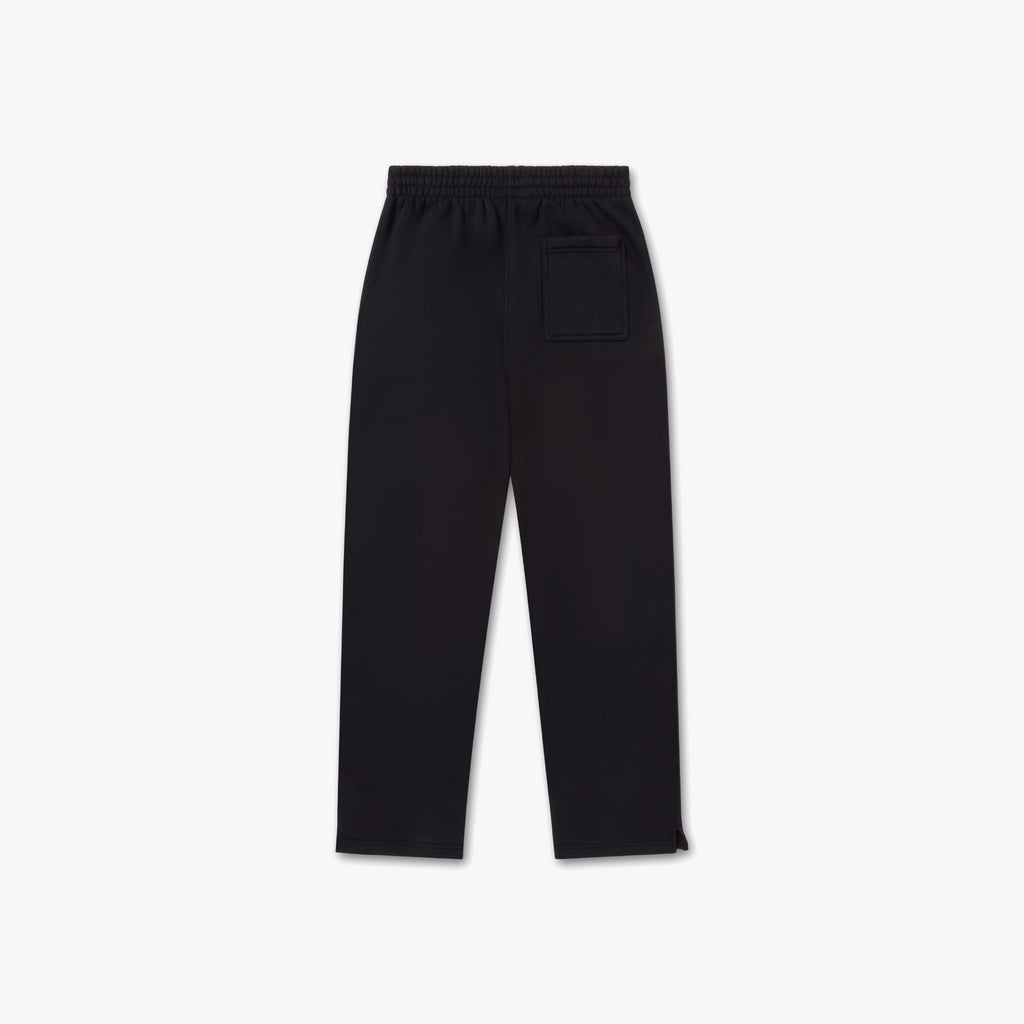 KARMA WORD GRAPHIC OPEN HEM SWEATPANTS