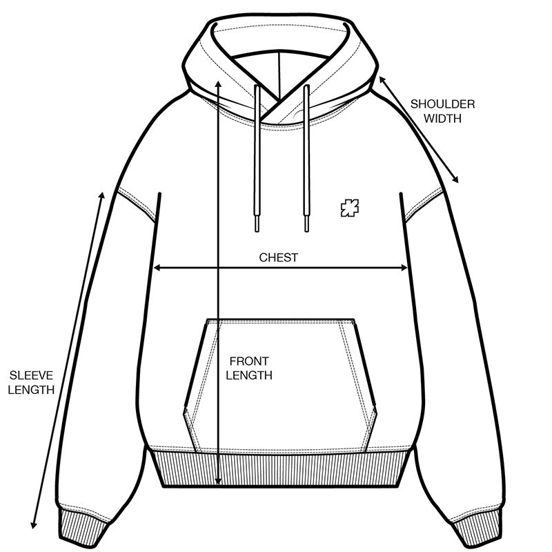 KARMA MOTIF HOODIE