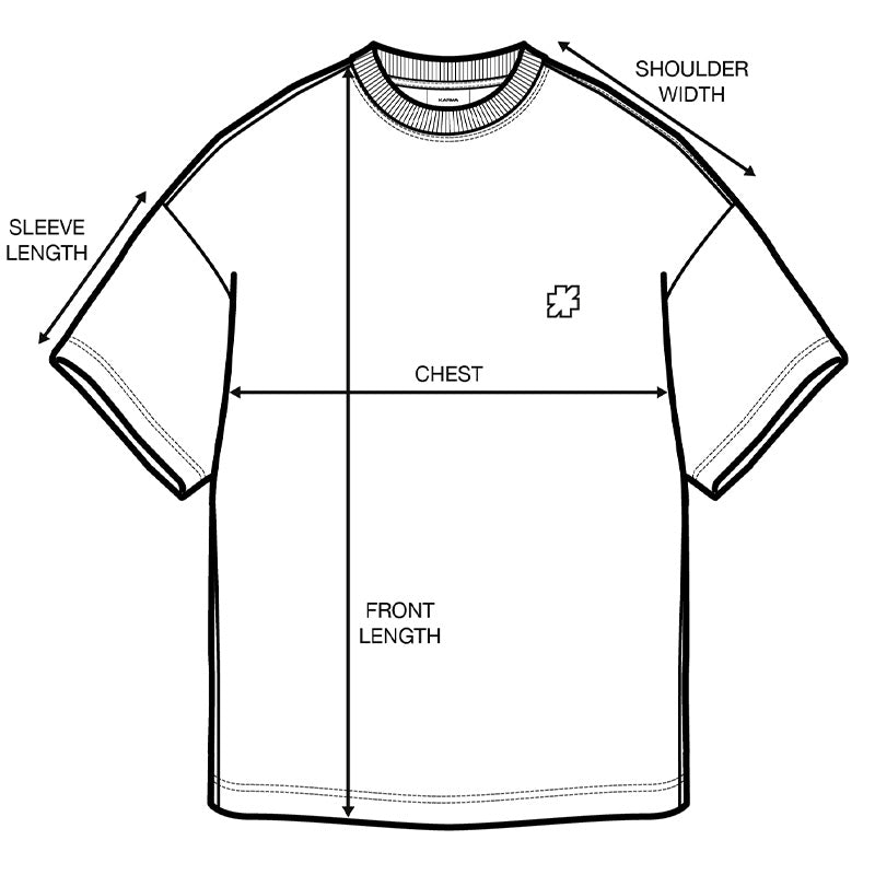 KARMA MOTIF T-SHIRT